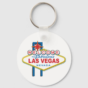 Welkom bij Las Vegas Sign Sleutelhanger