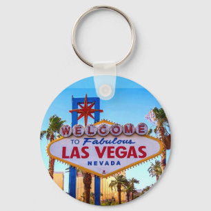 Welkom bij Las Vegas Sign Sleutelhanger