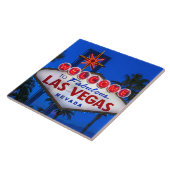 Welkom bij Las Vegas Sign Tegeltje (Zijkant)