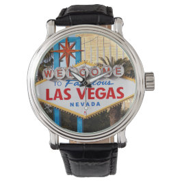 Welkom bij Las Vegas Sign Watch Horloge