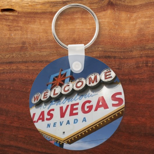 Welkom bij Las Vegas Sleutelhanger (Voorkant)