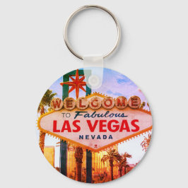 Welkom bij Las Vegas Sleutelhanger