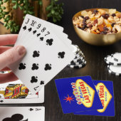 Welkom bij Las vegas-speelkaarten Pokerkaarten (Insitu)