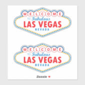Welkom bij Las Vegas Sticker (Vel)