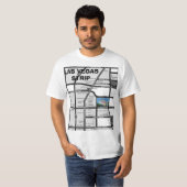 Welkom bij LAS VEGAS-stripkaart T-shirt (Voorkant volledig)