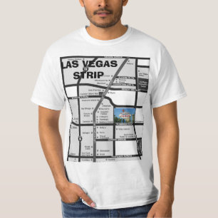 Welkom bij LAS VEGAS-stripkaart T-shirt