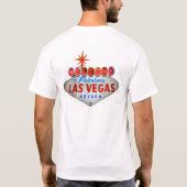 Welkom bij Las Vegas T-shirt (Achterkant)