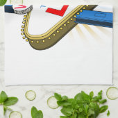 Welkom bij Las Vegas Theedoek (Gevouwen)