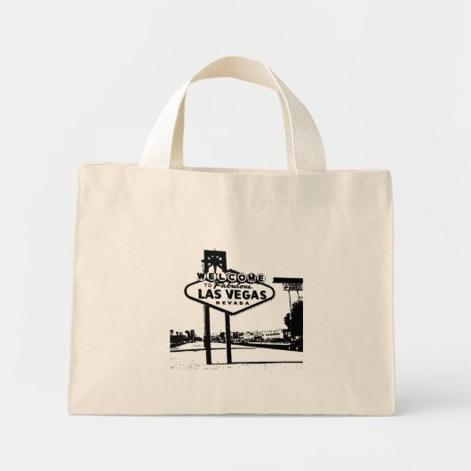 Welkom bij Las Vegas Travel Bag Mini Tote Bag (Voorkant)