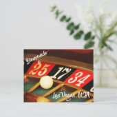 Welkom bij Las Vegas USA briefkaart (Staand voorkant)