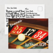 Welkom bij Las Vegas USA briefkaart (Voorkant / Achterkant)