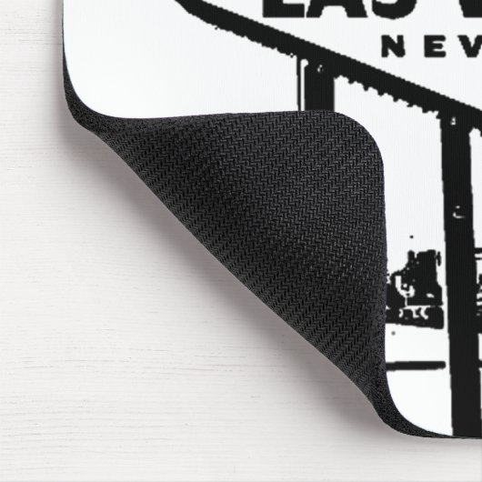 Welkom bij Las Vegas Vector Graphic Mousepad Muismat (Hoek)