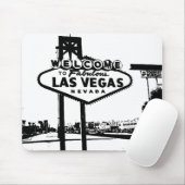 Welkom bij Las Vegas Vector Graphic Mousepad Muismat (Met muis)