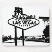 Welkom bij Las Vegas Vector Graphic Mousepad Muismat (Voorkant)