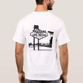 Welkom bij Las Vegas Vector Graphic T-Shirt (Achterkant)