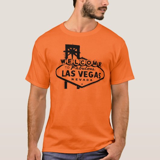 Welkom bij Las Vegas Vector Graphic T-shirt (Voorkant)