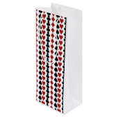 Welkom bij Las Vegas Wedding Guest Bedankt Wijn Cadeautas (Achterkant Gekanteld)