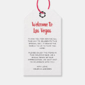 Welkom bij Las Vegas Wedding Welcome Cadeaulabel (Voorkant)