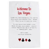 Welkom bij Las Vegas Wedding Welcome Medium Cadeauzakje (Voorkant)
