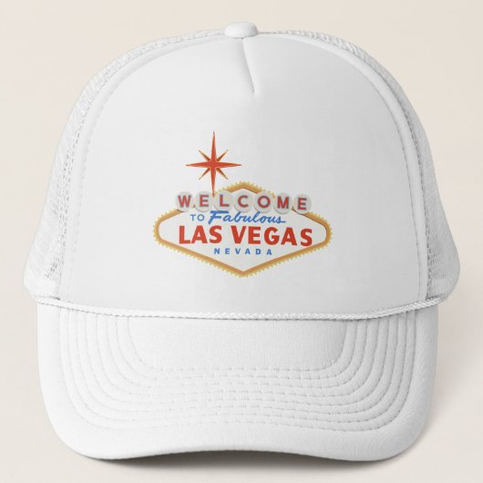 Welkom bij Las Vegas White Trucker Pet (Voorkant)