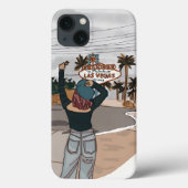 Welkom bij Lasvegas check in spot. Case-Mate iPhone Case (Achterkant)