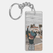 Welkom bij Lasvegas check in spot. Sleutelhanger (Voorkant Links)
