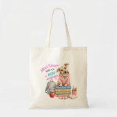 Welkom bij Lina's Schoolavonturen! Tote Bag (Voorkant)