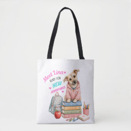Welkom bij Lina's Schoolavonturen! Tote Bag
