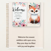 Welkom bij Little One - Fox & Floral Planner" Planner (Voorkant)