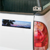 Welkom bij Los Angeles Bumpersticker (Op Truck)