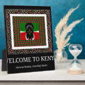 Welkom bij Magisch Kenia: Hakuna Matata Fotoplaat (Zijkant)