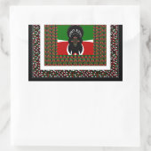 Welkom bij Magisch Kenia: Hakuna Matata Rechthoekige Sticker (Tas)