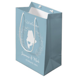 Welkom bij Maine bruiloft, aangepast Medium Cadeauzakje