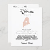 Welkom bij MAINE Letter & Itinerary ELKE KLEUR (Voorkant / Achterkant)