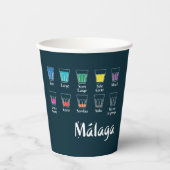 Welkom bij Malaga 1: El Café Papieren Bekers (Voorkant)