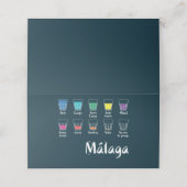 Welkom bij Malaga 1: El Café Plaatskaartje (Buitenkant ongevouwen)