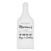 Welkom bij Mamaw's House FREE Hugs and Cookies Snijplank (Voorkant)