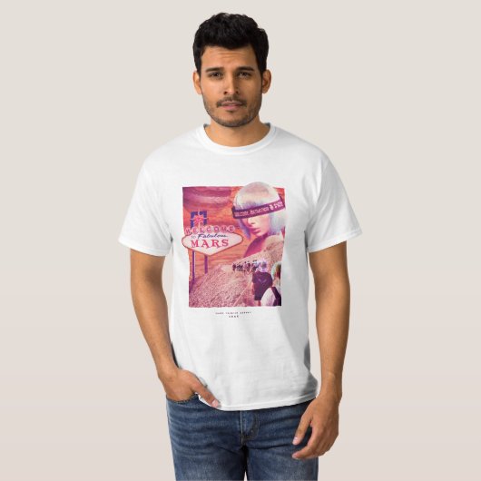 Welkom bij Mars T-Shirt (Voorkant volledig)