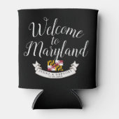 Welkom bij Maryland | Bestemmingsweddenschap Blikjeskoeler (Voorkant)