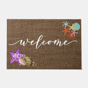 Welkom bij Mat Beach House Burlap Starfish Shell