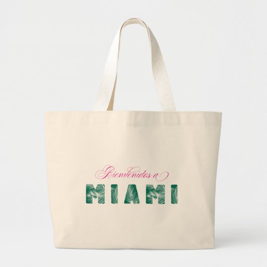 Welkom bij Miami/Bienvenidos a Miami - Canvas tas (Voorkant)