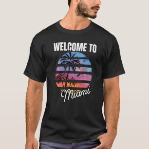 Welkom bij Miami Floridian Kleding voor Miami Flor T-shirt
