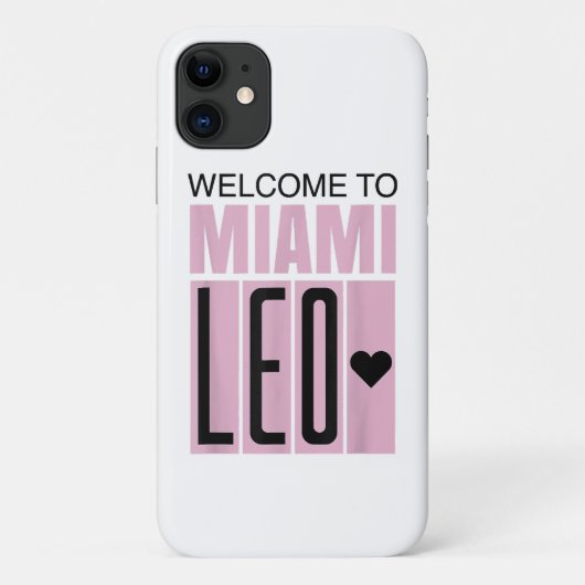 Welkom bij Miami Leo 10 - GOAT Case-Mate iPhone Case (Achterkant)