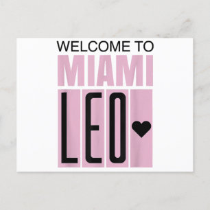 Welkom bij Miami Leo 10 - GOAT Feestdagenkaart