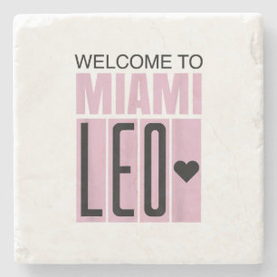 Welkom bij Miami Leo 10 - GOAT Stenen Onderzetter