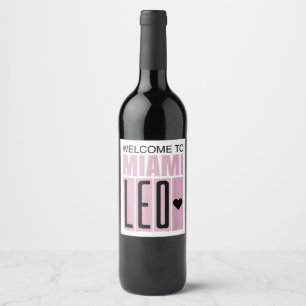 Welkom bij Miami Leo 10 - GOAT Wijn Etiket