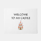 Welkom bij Mijn Castle Doormat Deurmat (Voorkant)