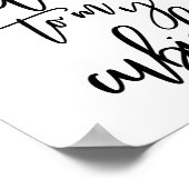 Welkom bij mijn Cubicle Sign Kantoor Desk Poster (Hoek)