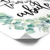 Welkom bij mijn Cubicle Sign Kantoor Desk Poster (Hoek)