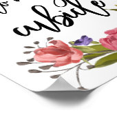 Welkom bij mijn Cubicle Sign Kantoor Desk Poster (Hoek)